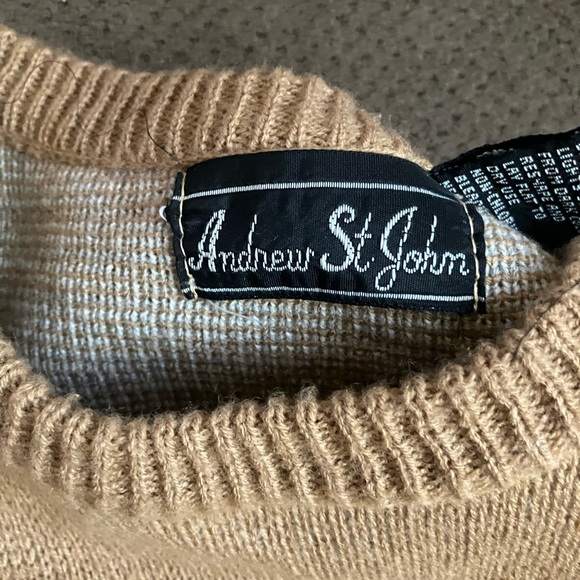 Andrew St John Women's Snowflake Holiday Pullover Sweater Vintage Size Medium - Picture 7 of 9